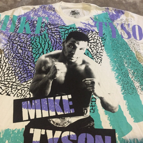 Mike Tyson 90s Style Vintage Style T-shirt - Picture 2 of 3